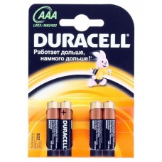 Батарейки Duracell MN2400 BASIC BL4 AAA Батарейки Duracell MN2400 BASIC BL4 AAA