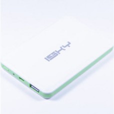 Портативный аккумулятор iSky X1 3500mAh White / Green Портативный аккумулятор iSky X1 3500mAh White / Green