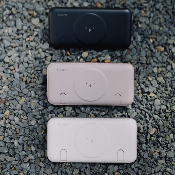 Внешний аккумулятор Power Bank Xiaomi Solove 10000mAh Magnetic MagSafe 20W QC 3.0 PD 3A USB-A + Type-C (W10) RUS