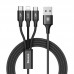 Кабель Baseus Rapid Series 3-in-1 cable