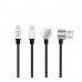 Кабель Hoco U18 USB Lighting-MicroUSB