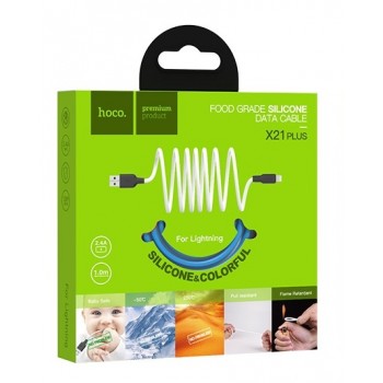 Кабель Hoco X21 Plus Silicone USB