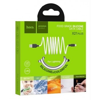 Кабель Hoco X21 Plus Silicone USB