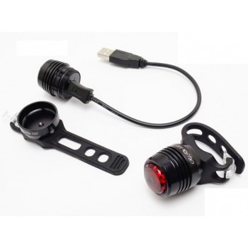 Фонарь велосипедный аккумуляторный задний Dosun Ruby RC100