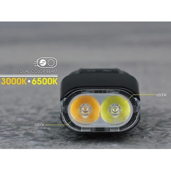 Фонарь велосипедный передний Moon Meteor Storm Dual 1300 люмен