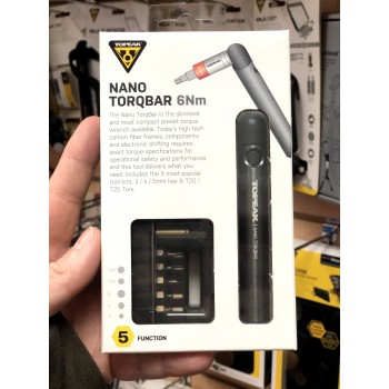 Динамометрический инструмент с набором бит Topeak Nano TorqBar 6 (TT2566)