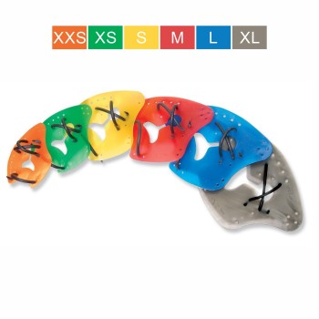 Лопатки для плавания TYR Catalyst Brites Training Paddles LVC