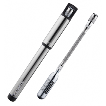 Насос велосипедный Birzman Infinite Apogee Road с баллонами CO2 (BM14-ZC-MN03-S)