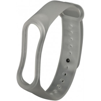 Ремешок для фитнес трекера Xiaomi Mi Band 3 / 4 / 5 Clear Silicon