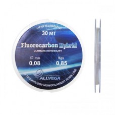 Леска зимняя Allvega Fluorocarbon Hybrid 30м