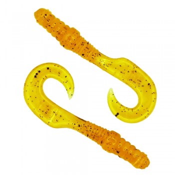 Комплект рыболовных силиконовых приманок твистер RuBaits Long Twister 3" (5 шт.)