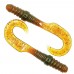 Комплект рыболовных силиконовых приманок твистер RuBaits Long Twister 3" (5 шт.)