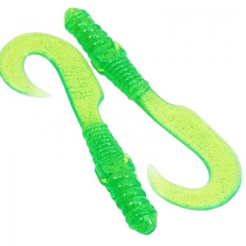 Комплект рыболовных силиконовых приманок твистер RuBaits Long Twister 4" (4 шт.)