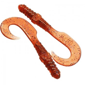 Комплект рыболовных силиконовых приманок твистер RuBaits Long Twister 4" (4 шт.)