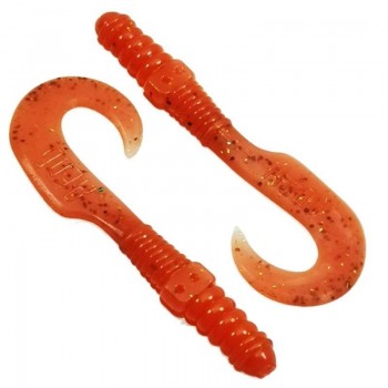 Комплект рыболовных силиконовых приманок твистер RuBaits Long Twister 4" (4 шт.)