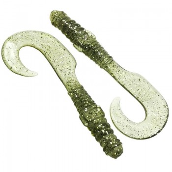 Комплект рыболовных силиконовых приманок твистер RuBaits Long Twister 4" (4 шт.)