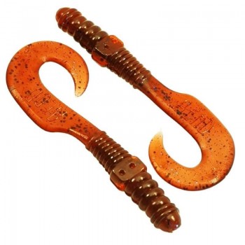 Комплект рыболовных силиконовых приманок твистер RuBaits Long Twister 4" (4 шт.)