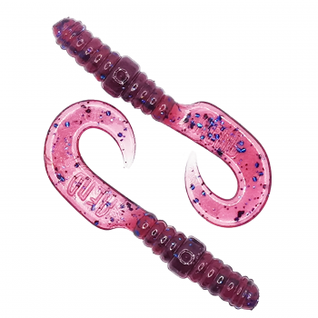 Комплект рыболовных силиконовых приманок твистер RuBaits Classic Twister 2.3" (8 шт.)