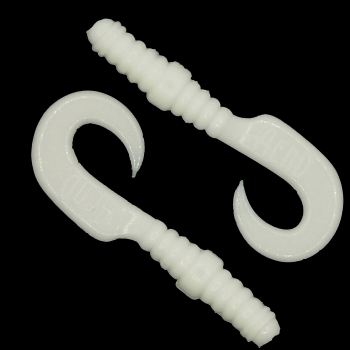 Комплект рыболовных силиконовых приманок твистер RuBaits Classic Twister 2.3" (8 шт.)