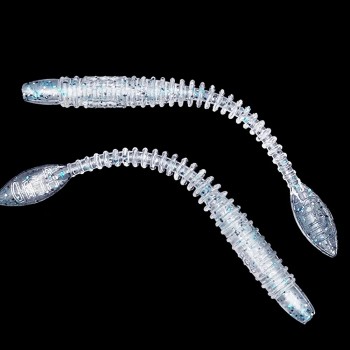 Комплект рыболовных силиконовых приманок виброхвост RuBaits Leader Ribster Slag 3.3" (8 шт.)