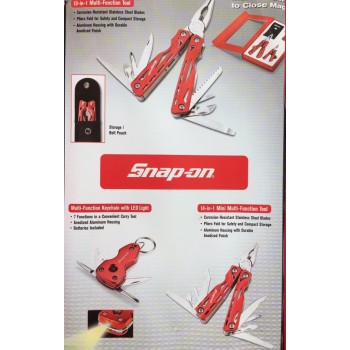 Набор мультитулов Snap On Multi-Function Set with LED Keychain