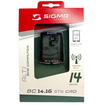 Велокомпьютер Sigma Sport BC 14.16 STS CAD (01418)