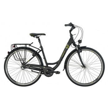 Велосипед городской Bergamont Belami N3 28 C1 (2014) White / Lime / Yellow / Green (Shiny)