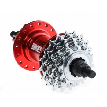 Втулка задняя под дисковый тормоз DMR short block 1-6 Speed Cassette 36h Red