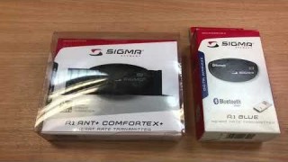 Кардиоремень Sigma Sport R1 Blue Comfortex+ (GPS) (20328)