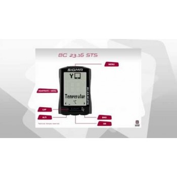 Велокомпьютер Sigma Sport BC 23.16 STS (02317)