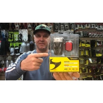 Фонарь велосипедный передний Moon Meteor 400 (2021) Type-B