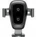 Беспроводное зарядное устройство Baseus Metal Wireless Charger Gravity Car Mount