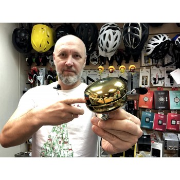 Звонок рычажный латунный двухтональный Nuvo NH-B688